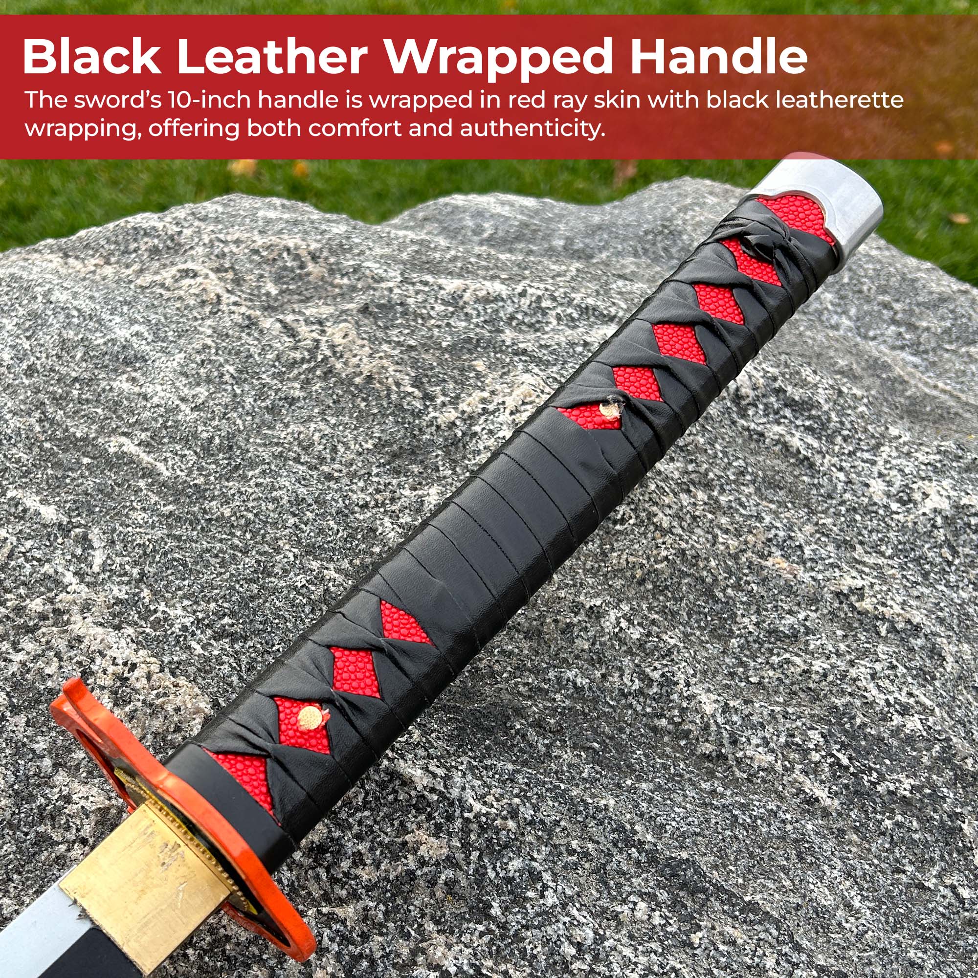 Handmade Tanjiro Flame Sword Swords - Tophatter Daily Deals