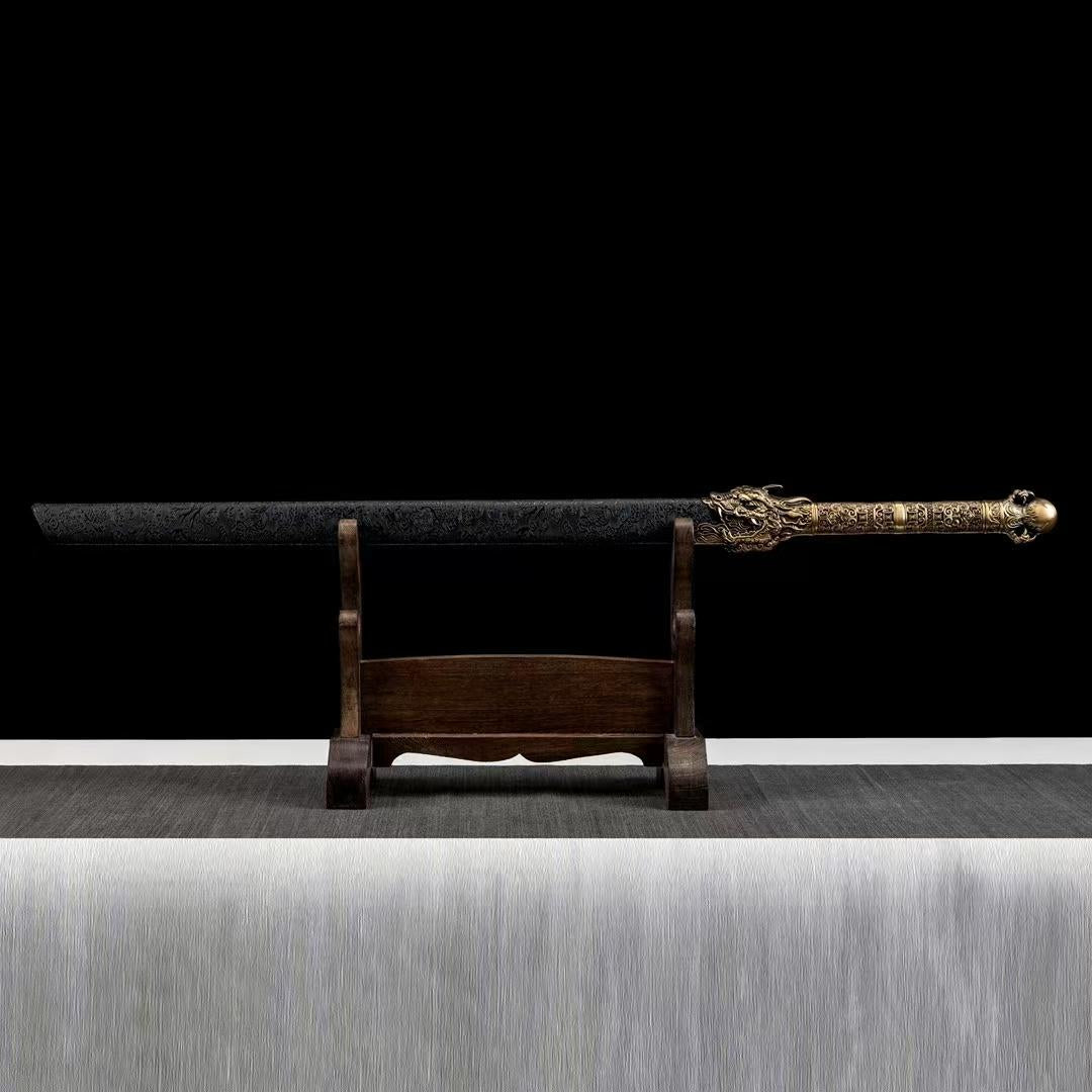Handmade Ao Long Chinese Sword With High Manganese Steel - Tophatter Daily Deals