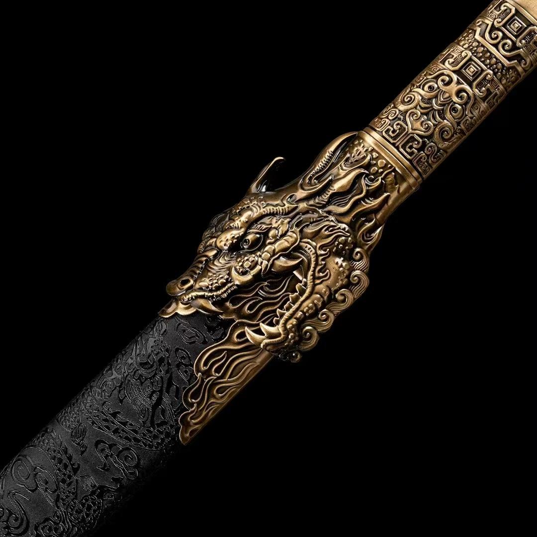 Handmade Ao Long Chinese Sword With High Manganese Steel - Tophatter Daily Deals