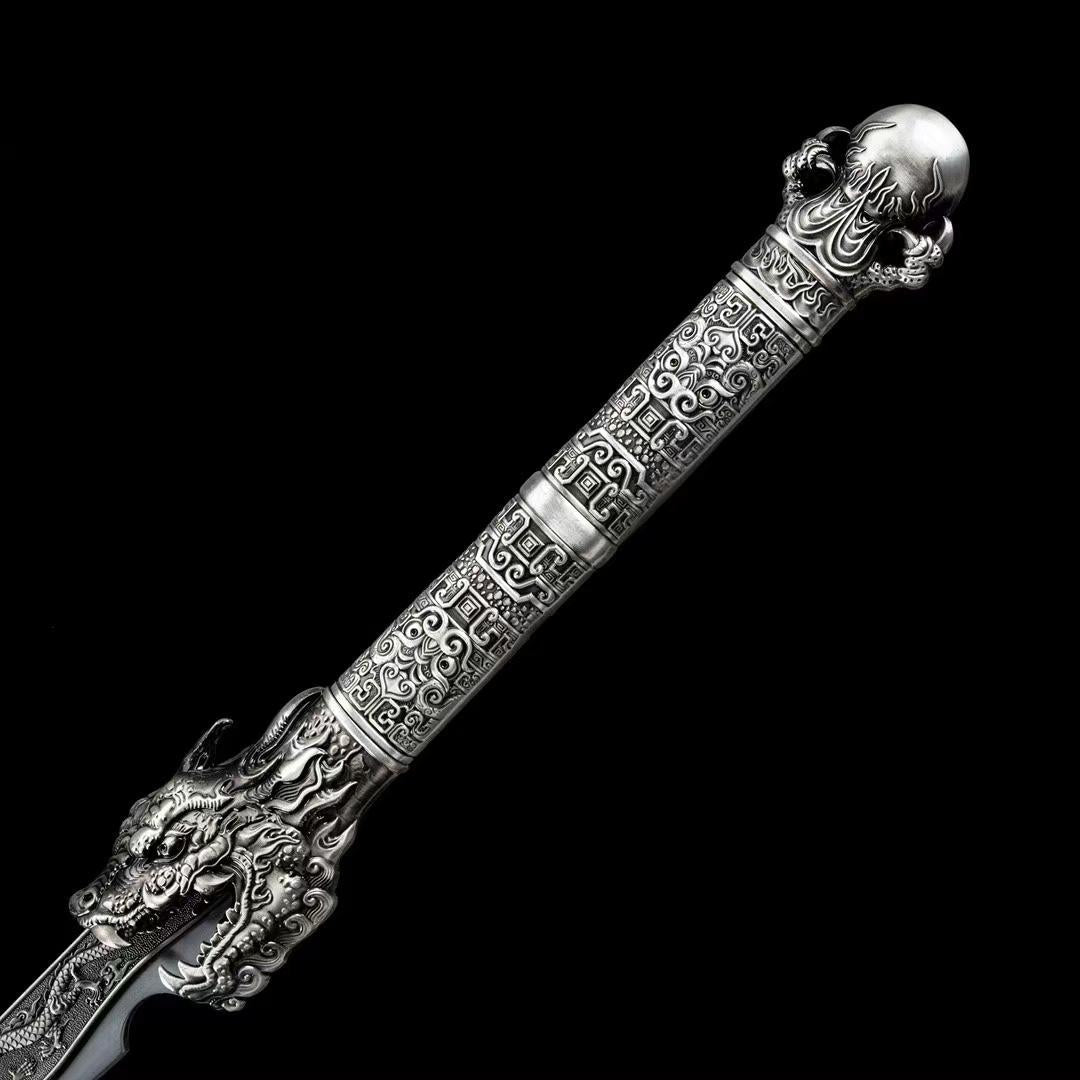 Handmade Ao Long Chinese Sword With High Manganese Steel - Tophatter Daily Deals