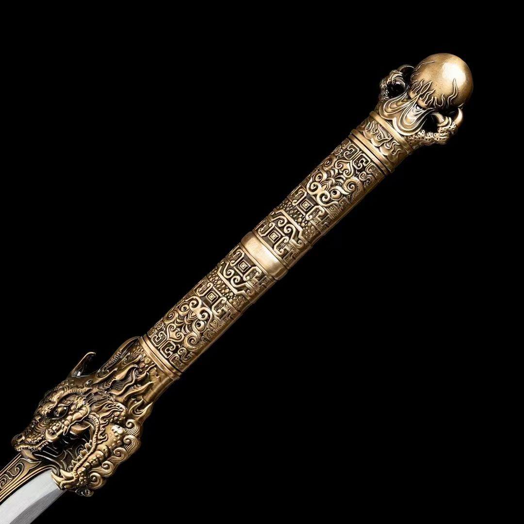 Handmade Ao Long Chinese Sword With High Manganese Steel - Tophatter Daily Deals