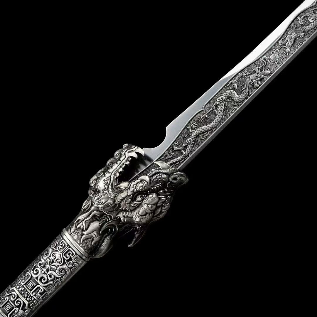 Handmade Ao Long Chinese Sword With High Manganese Steel - Tophatter Daily Deals