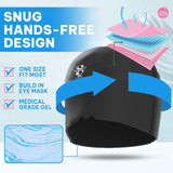 Headache and Migraine Relief Cap - Ice Mask or Hat for Migraines Tension Relief Dark and Cool Cap Hot Sale - Tophatter Daily Deals