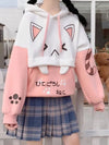 Harajuku Kawaii Hoodies Anime Cotton Fleece Sweatshirt Hooded Fleece Pink One Size - Tophatter Daily Deals