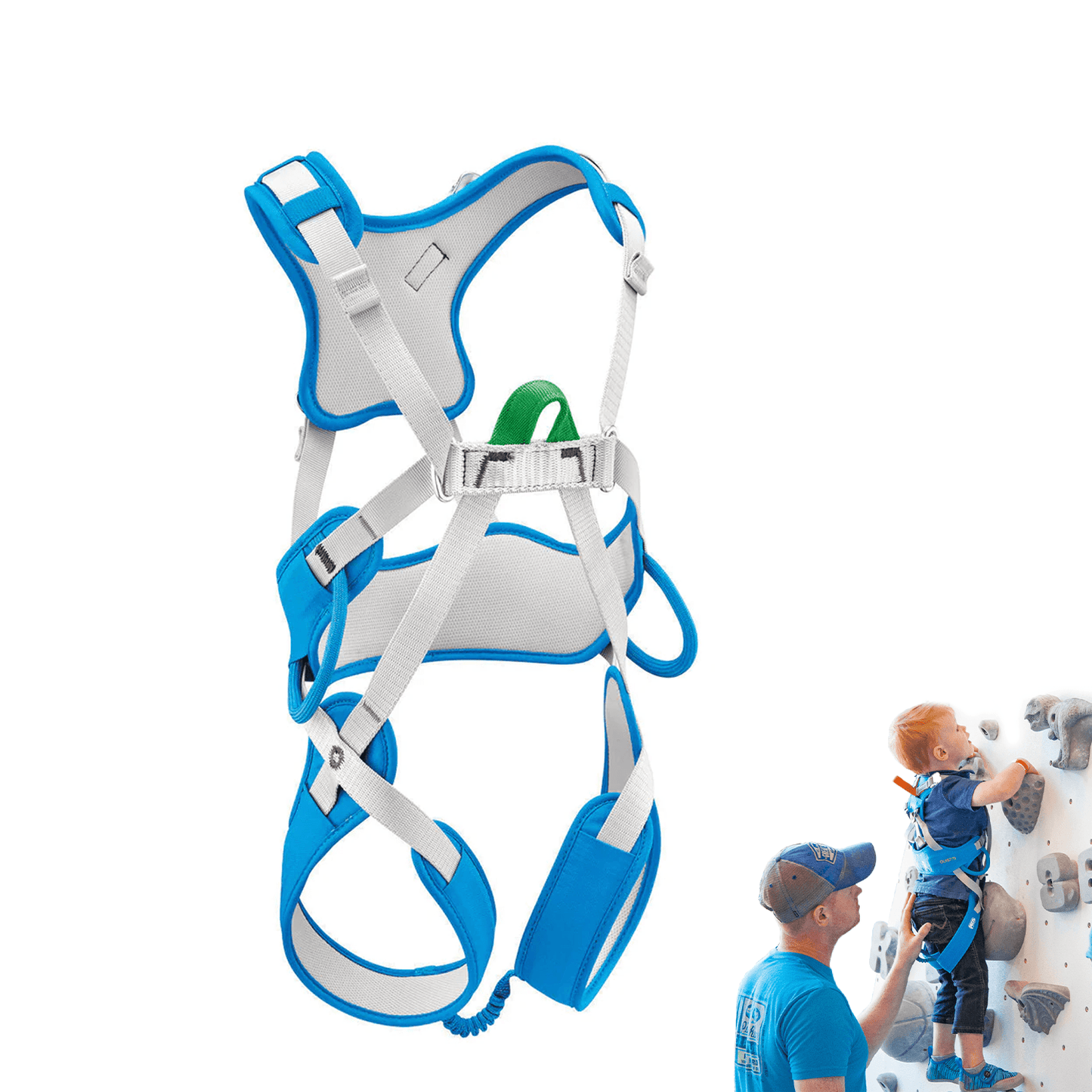 Best Climbing Harness UK - Children's Harness Full Body Sports Climbing Safety Sports & Outdoor - Tophatter Daily Deals