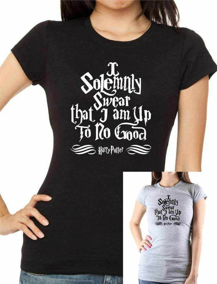 Harry Potter - I Solemnly Swear T-Shirt - Tophatter Daily Deals