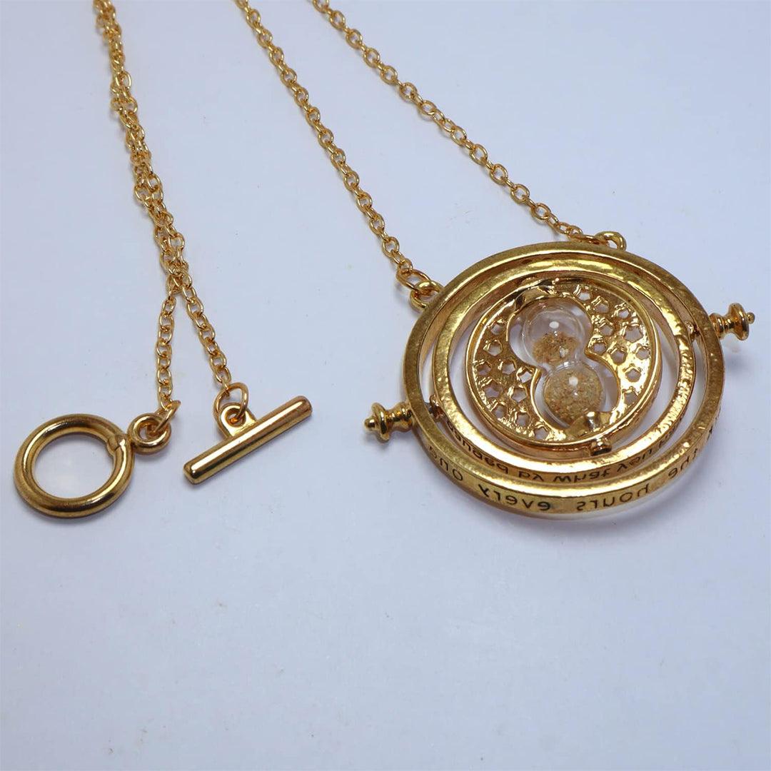 Harry Potter Necklace Time Turner - Hermione Converter Sand Spin Necklace Pendant Retro Festive & Franchise - Tophatter Daily Deals