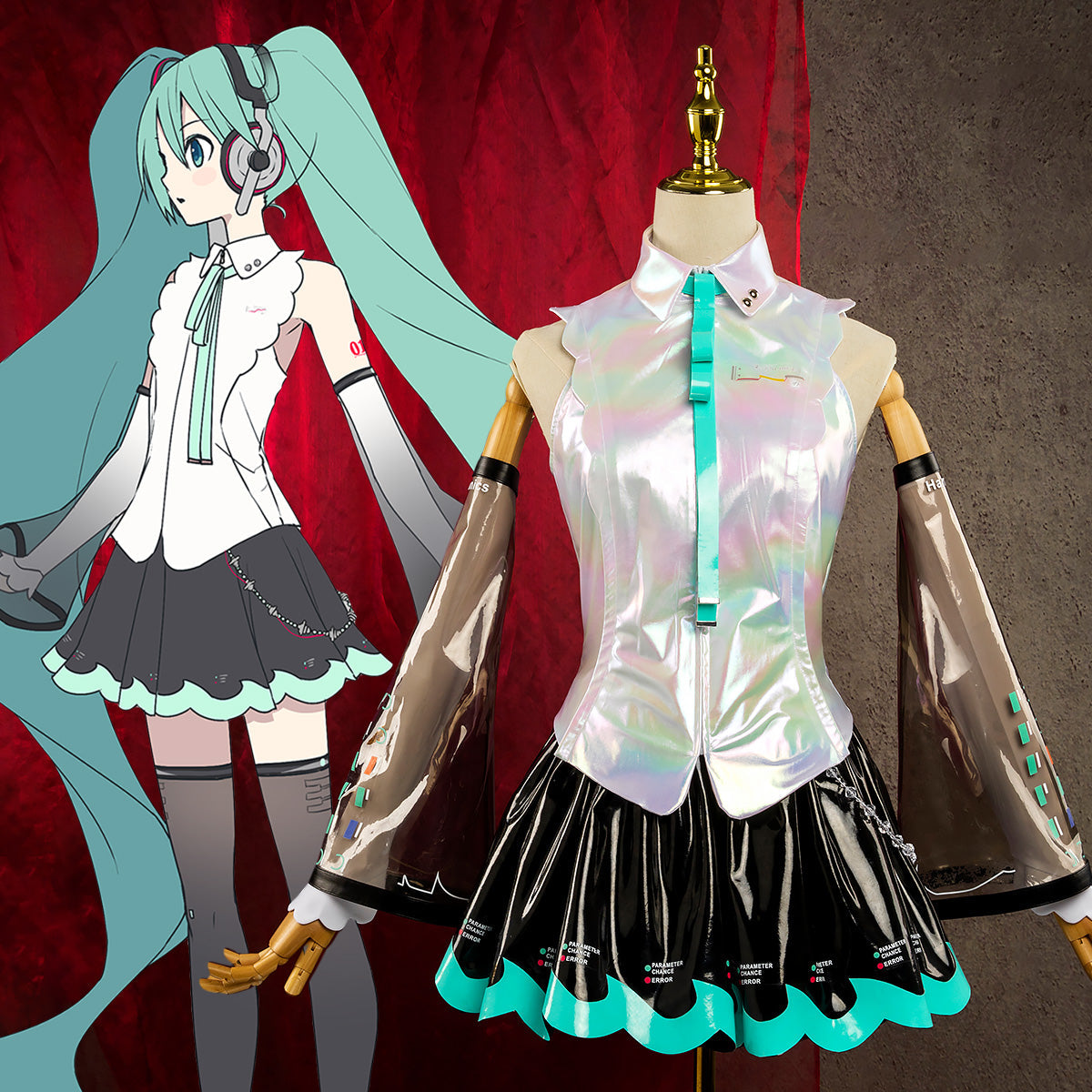 Vocal Idol NT Mikq Cosplay Costume Costume - Tophatter Daily Deals