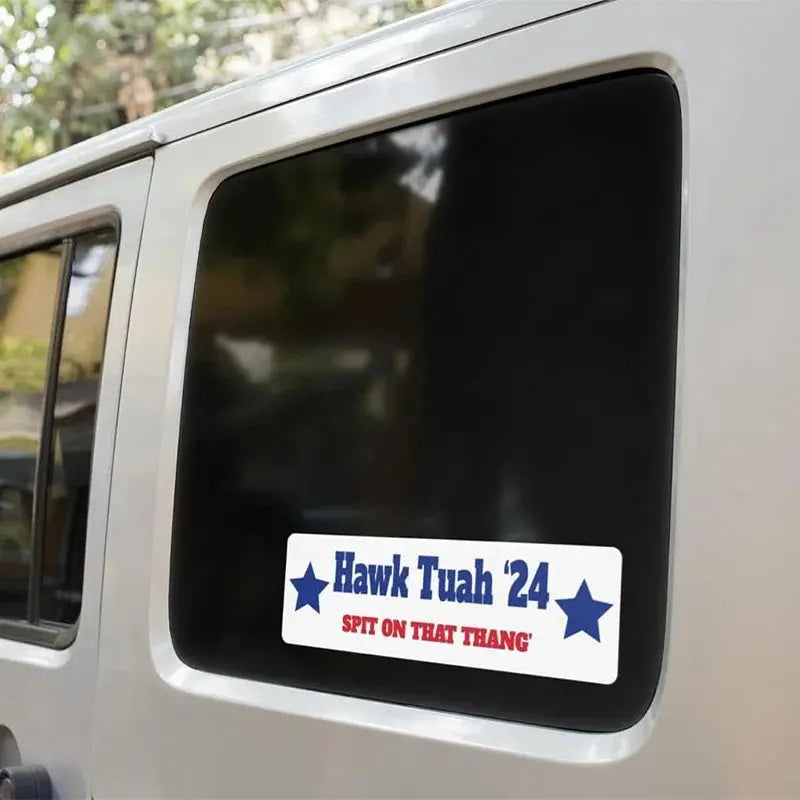 Hawk Tuah Spit On That Thang Funny Door Knob Hanger Emoji Stickers Prank Gifts - Tophatter Daily Deals