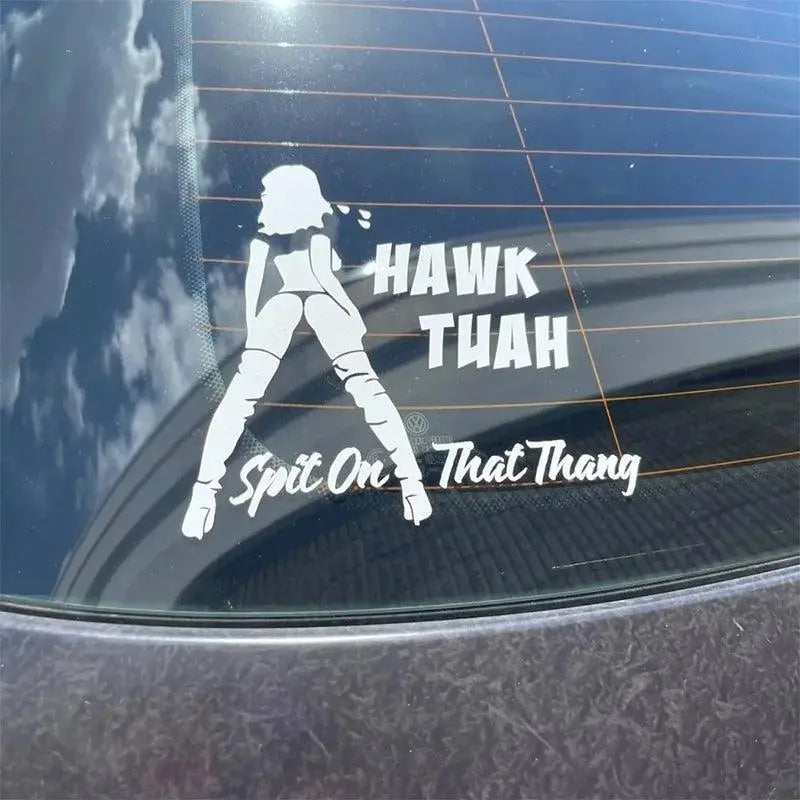 Hawk Tuah Spit On That Thang Funny Door Knob Hanger Emoji Stickers Prank Gifts - Tophatter Daily Deals