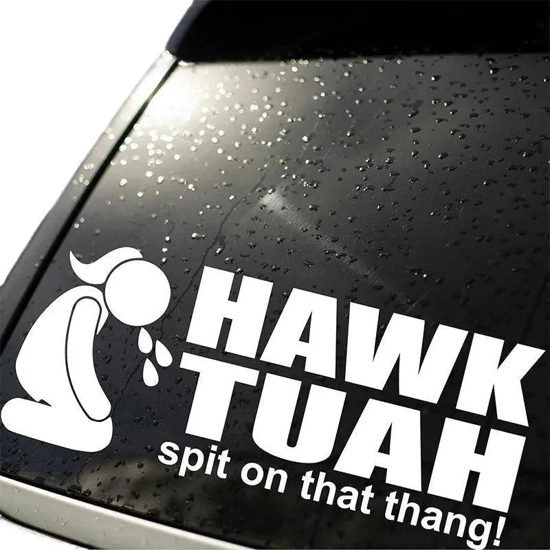 Hawk Tuah Spit On That Thang Funny Door Knob Hanger Emoji Stickers Prank Gifts - Tophatter Daily Deals