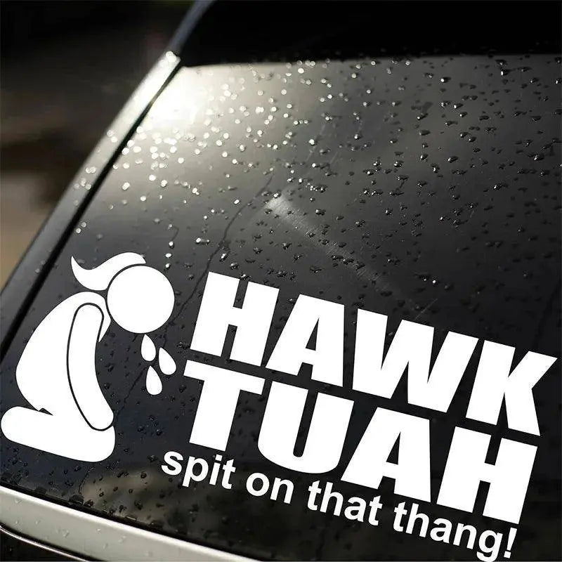 Hawk Tuah Spit On That Thang Funny Door Knob Hanger Emoji Stickers Prank Gifts typeA-1 - Tophatter Daily Deals