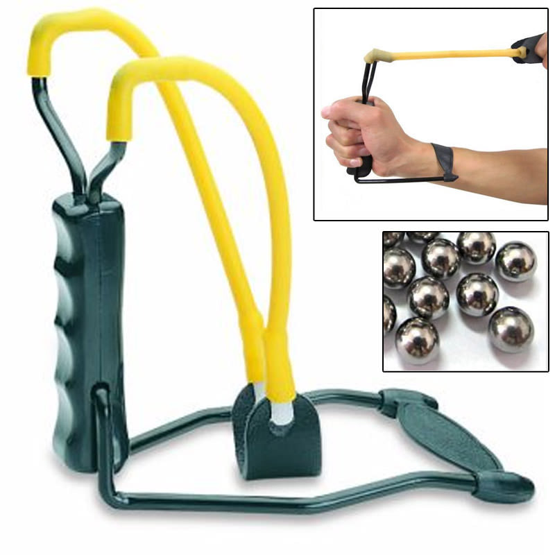 Hawk High Velocity Folding Target Practice Slingshot Collectible Weapons - Tophatter Daily Deals