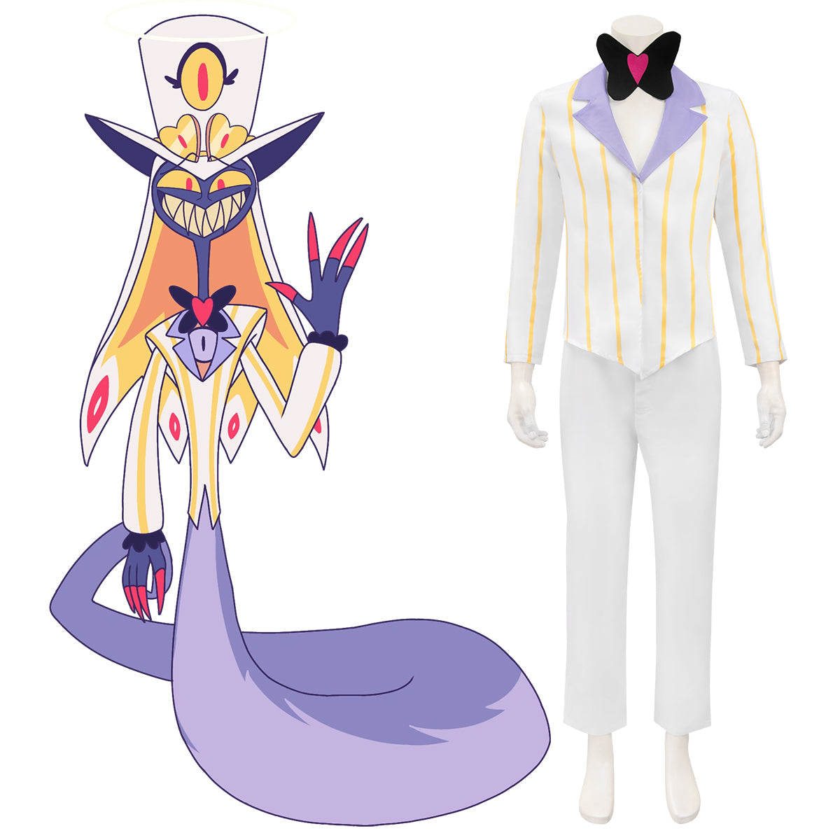 Hazbin Hotel Heavenly Sir Pentious Cosplay Costume Costume - Tophatter Daily Deals