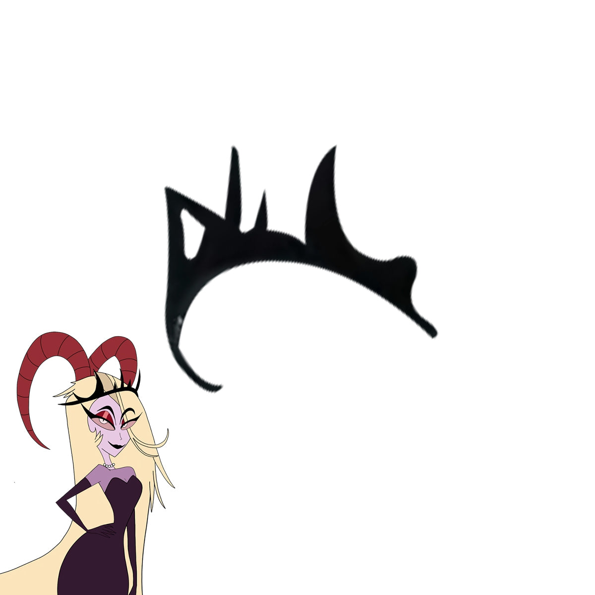 Hazbin Hotel Lilith Crown Cosplay Accessory Prop Prop - Tophatter Daily Deals