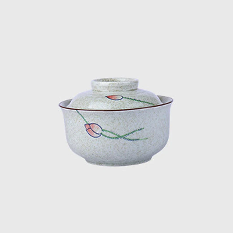 Ramen Bowl Large Ceramic With Lid Retro Fall 2025 Tableware 6.5Inch Blow 4 - Tophatter Daily Deals