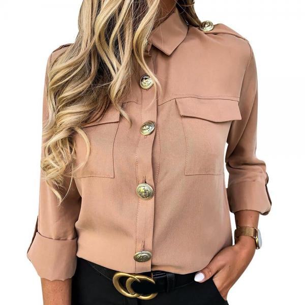Women Long Sleeve Shirts Blouses & Shirts - Tophatter Daily Deals