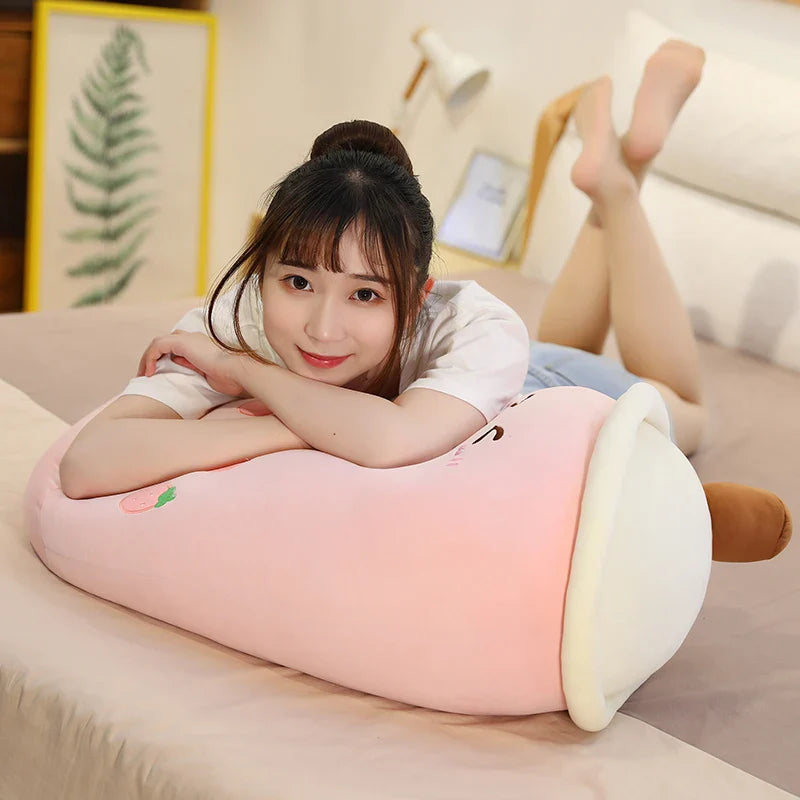 Bubble Tea Boba Milk Tea Drink Plushie Food - Tophatter Daily Deals
