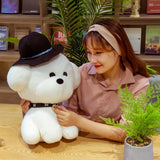 Teddy Dog Bichon Frise Puppy Plush White Stuffed Soft Animal Toy Animals - Tophatter Daily Deals