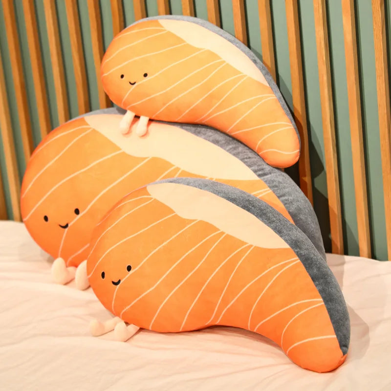 Salmon Nigiri Plush Sushi Food - Tophatter Daily Deals
