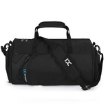 Outdoor Training Bag Wet Dry Separation Black Duffel Bags - Tophatter Daily Deals