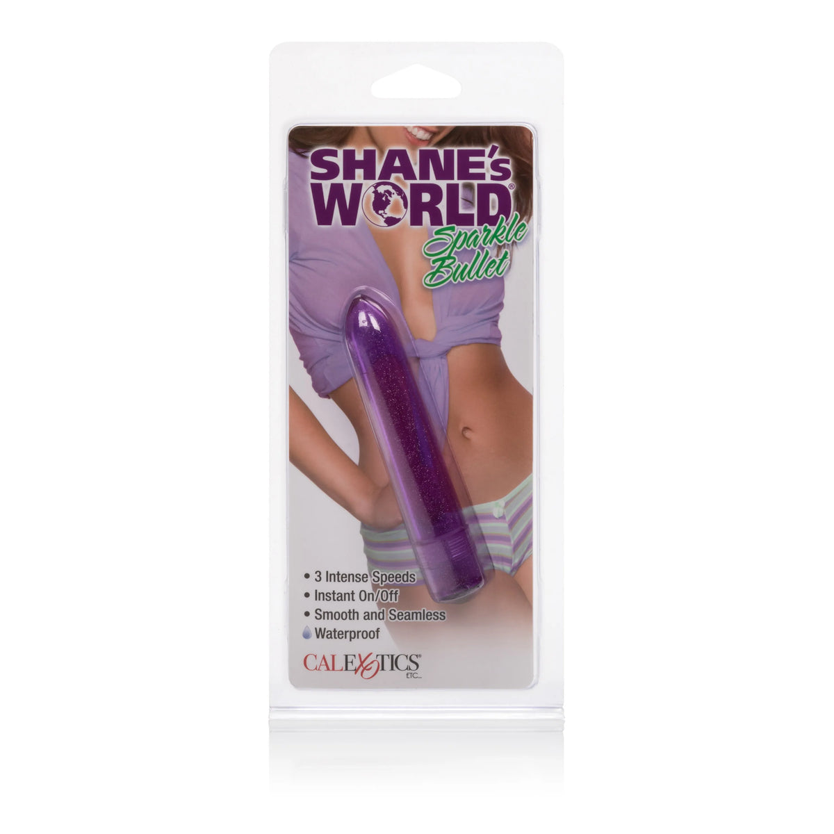 Shane's World Sparkle Bullet – Compact Discreet Bullet Vibrator > Sex Toys For Ladies > Clitoral Vibrators and Stimulators - Tophatter Daily Deals