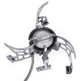 3500W Foldable Camp Gas Stove Silver Camp Cooking - Tophatter Daily Deals