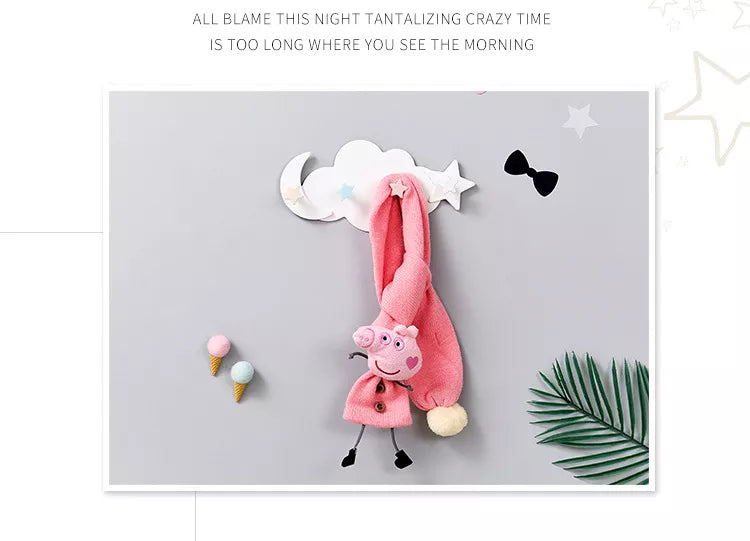 Kawaii Cloud Hooks Children's Room Wall Hanging Decor Rainbows - Tophatter Daily Deals