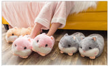 Slippers Winter Warm Home Plush Cute Corgi Slippers Flock Indoor Shoes Casual Slip On Flats Animals - Tophatter Daily Deals