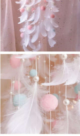Dream Catcher Wind Chimes Feathers Handmade Mythical - Tophatter Daily Deals