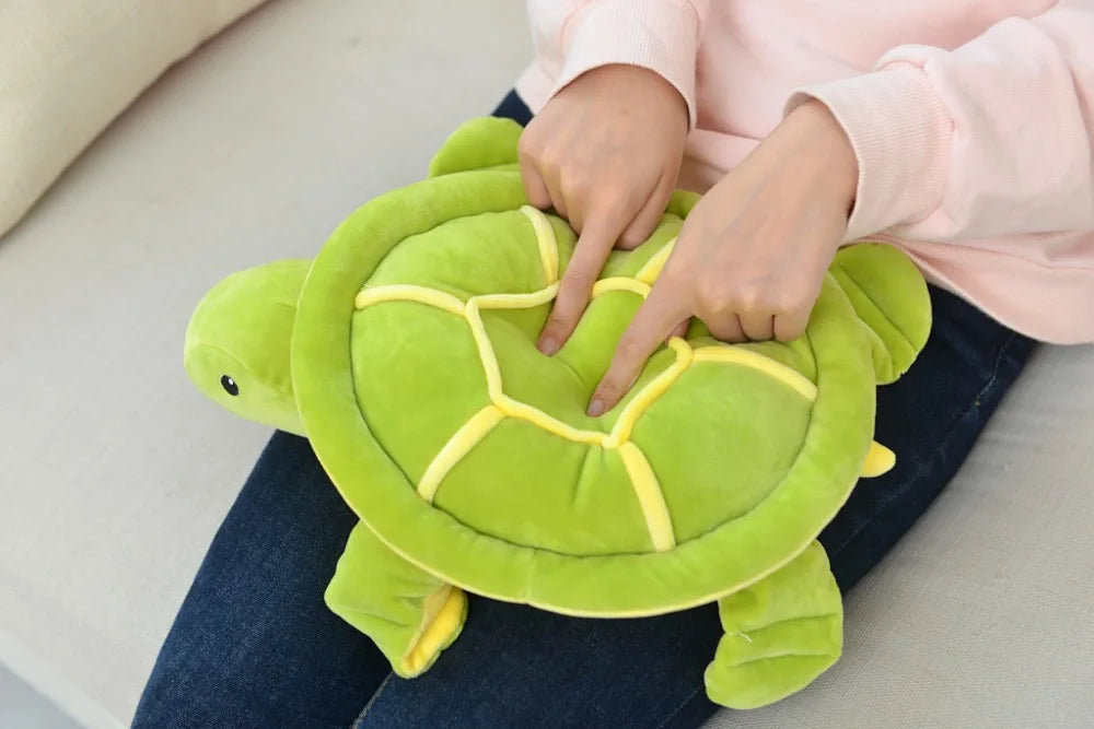 Large Green Turtle Sleeping Pillow Plush Toy Animals - Tophatter Daily Deals