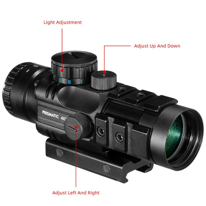 4x32 Compact Scope with Illuminated Reticle - Tophatter Daily Deals