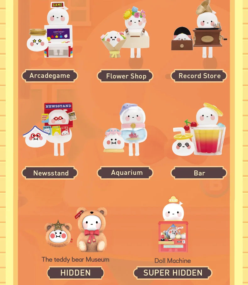 Genuine Pop Mart Bobo & Coco A Little Store Series Blind Box Figure Food - Tophatter Daily Deals