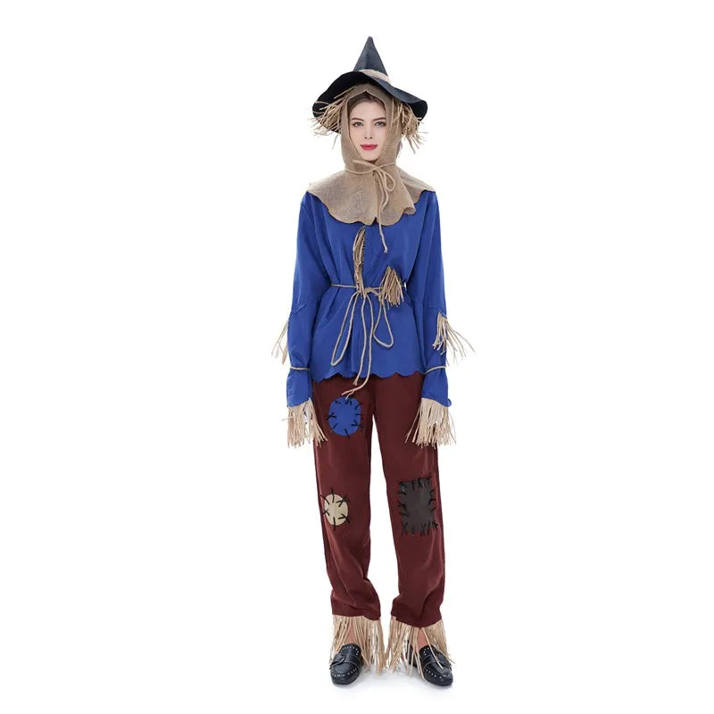 Scarecrow Costume Wizard Of Oz Halloween 2025 Outfit - Tophatter Daily Deals