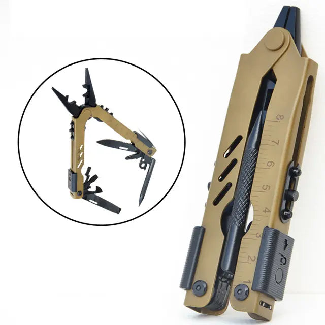Multitool Multifunctional Stainless steel Pliers For Camping, Hiking and everyday Use Outdoor Recreation - Tophatter Daily Deals
