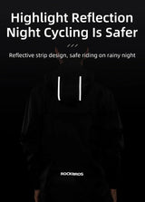 Waterproof Mens Cycling Jacket - Hooded, Nylon, For Rain - Tophatter Daily Deals