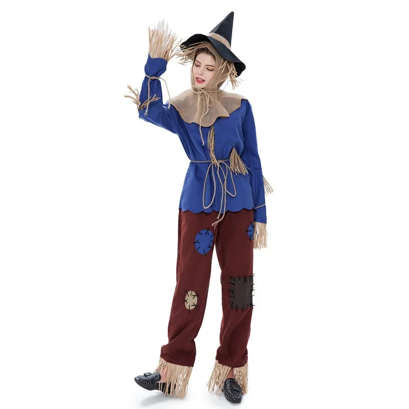 Scarecrow Costume Wizard Of Oz Halloween 2025 Outfit - Tophatter Daily Deals