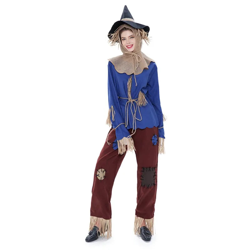 Scarecrow Costume Wizard Of Oz Halloween 2025 Outfit - Tophatter Daily Deals
