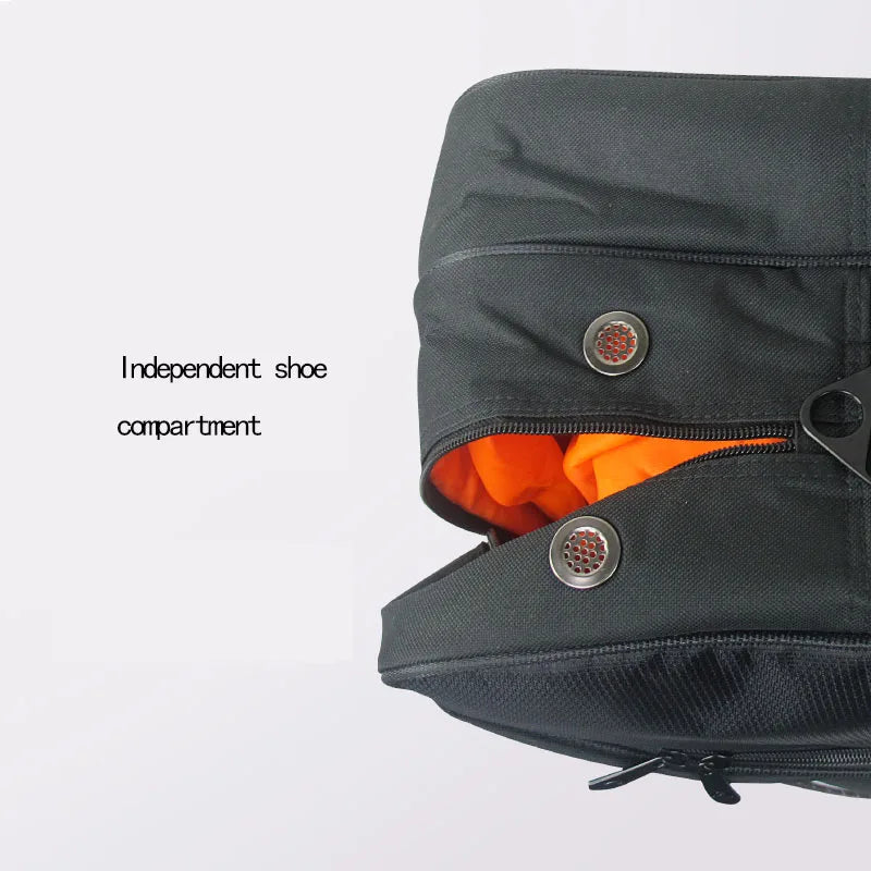 Tennis Badminton Racket Backpack Black Duffel Bags - Tophatter Daily Deals