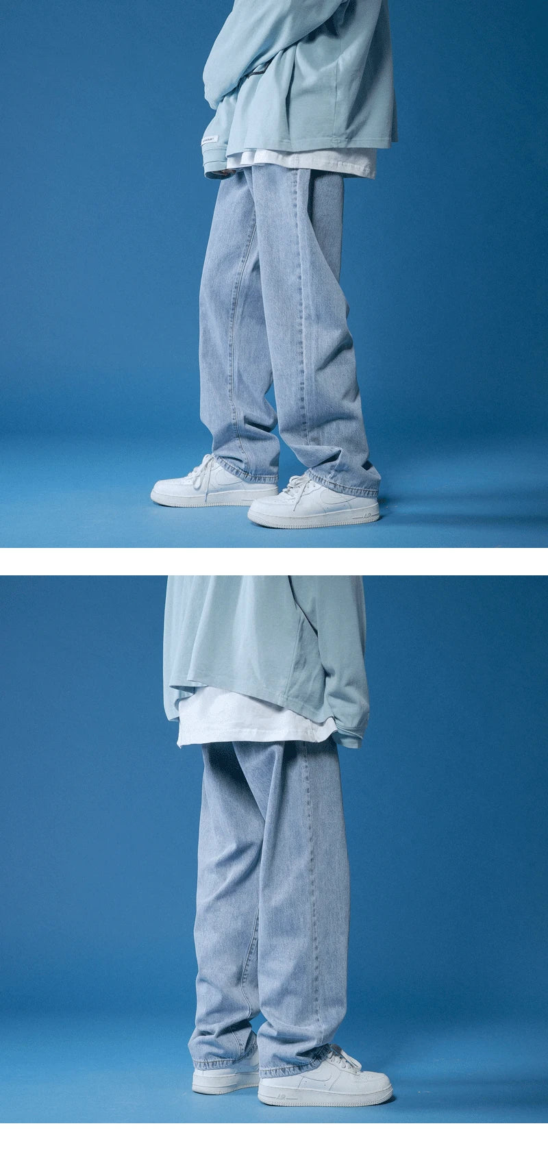 Soft Relaxed Men's Jeans - Baggy Tapered, Denim, Everyday - Tophatter Daily Deals