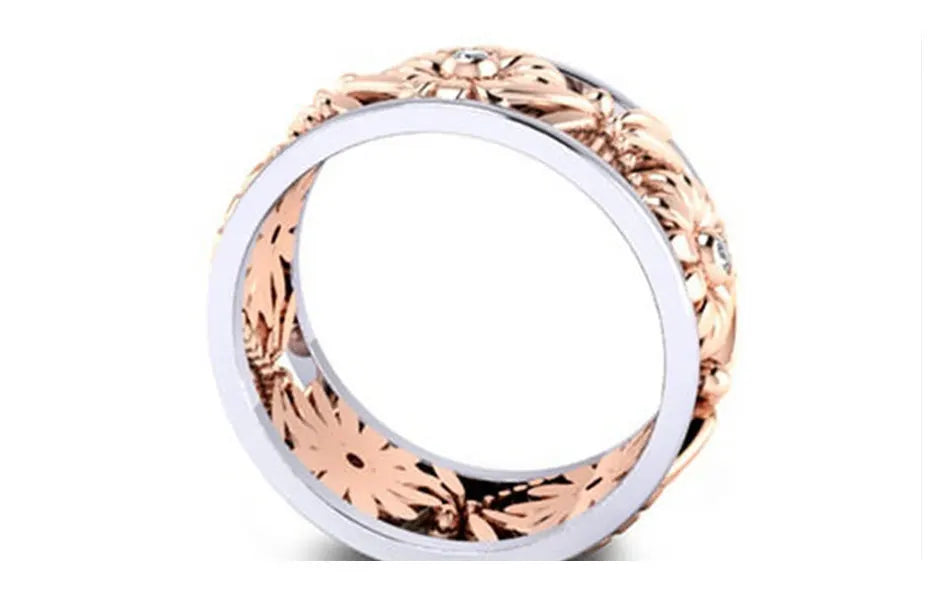 "Sunflower Dream" 925 Sterling Silver Women's Ring Rings - Tophatter Daily Deals