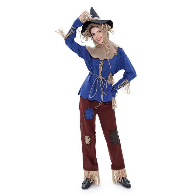 Scarecrow Costume Wizard Of Oz Halloween 2025 Outfit - Tophatter Daily Deals