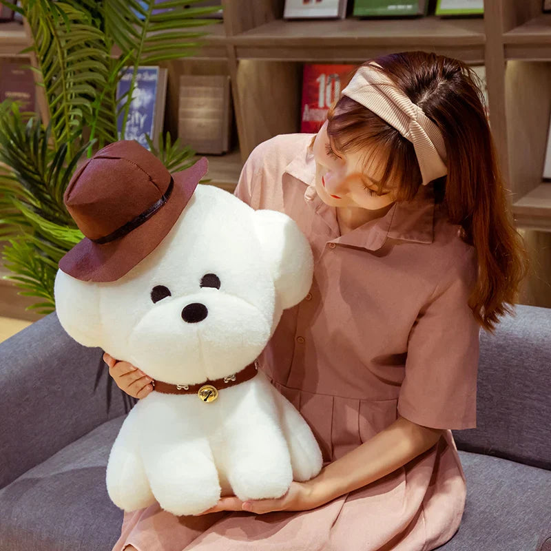 Teddy Dog Bichon Frise Puppy Plush White Stuffed Soft Animal Toy Animals - Tophatter Daily Deals