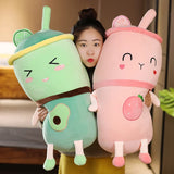 Avocado Watermelon Strawberry Orange Boba Bubble Fruit Milk Tea Plush Toy Food - Tophatter Daily Deals