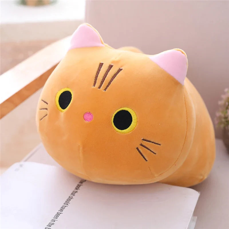 Kawaii Loaf Cat Plush Toy Brown Animals - Tophatter Daily Deals