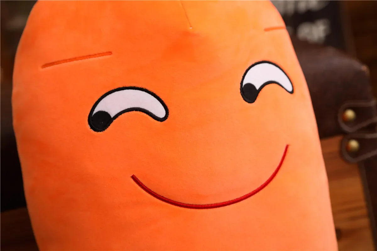 Cartoon Carrot Plant Vegetable Plush Stuffed Soft Toy Huge Food - Tophatter Daily Deals