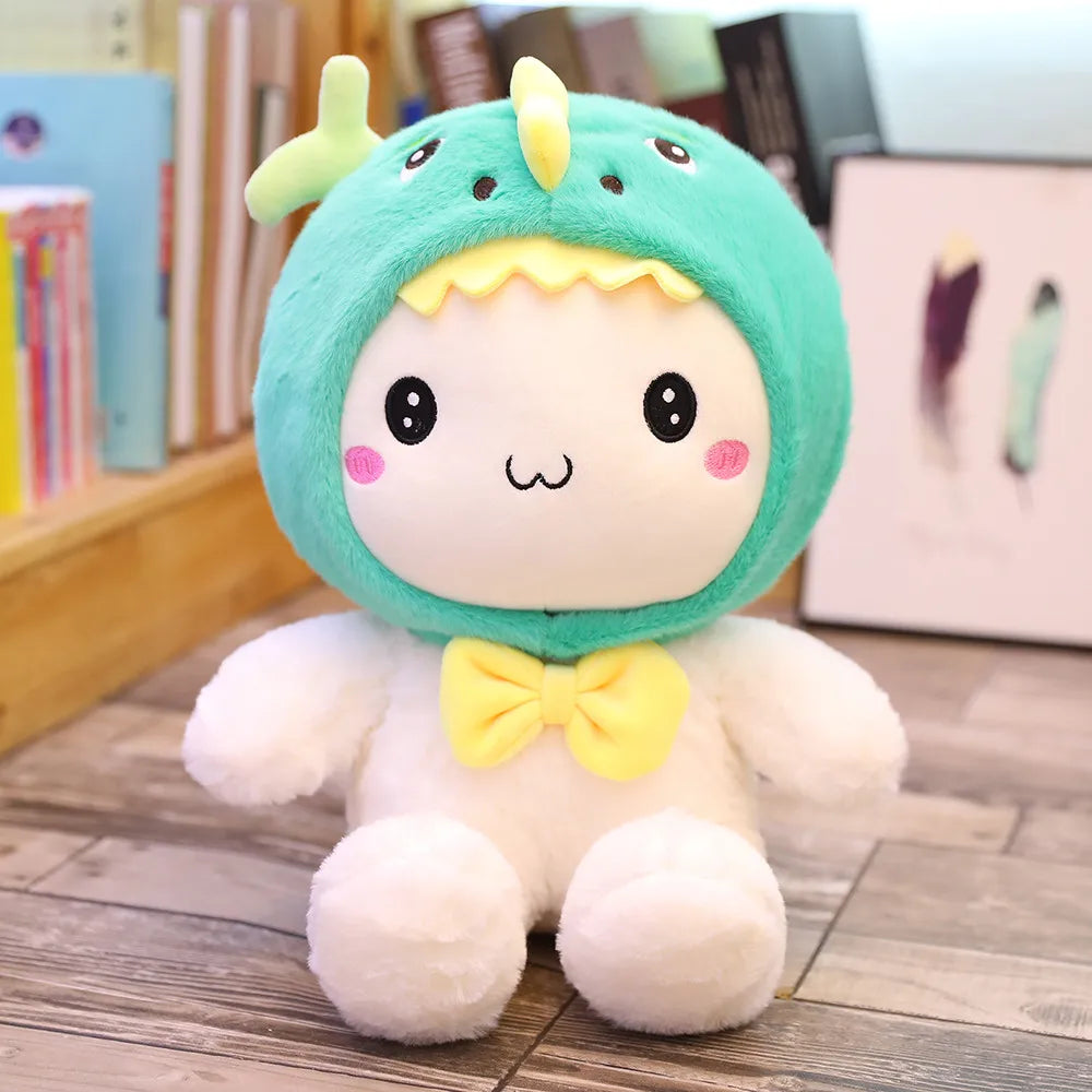 White Rabbit Plush Cosplaying Dinosaur Bear Dinosaur Animals - Tophatter Daily Deals