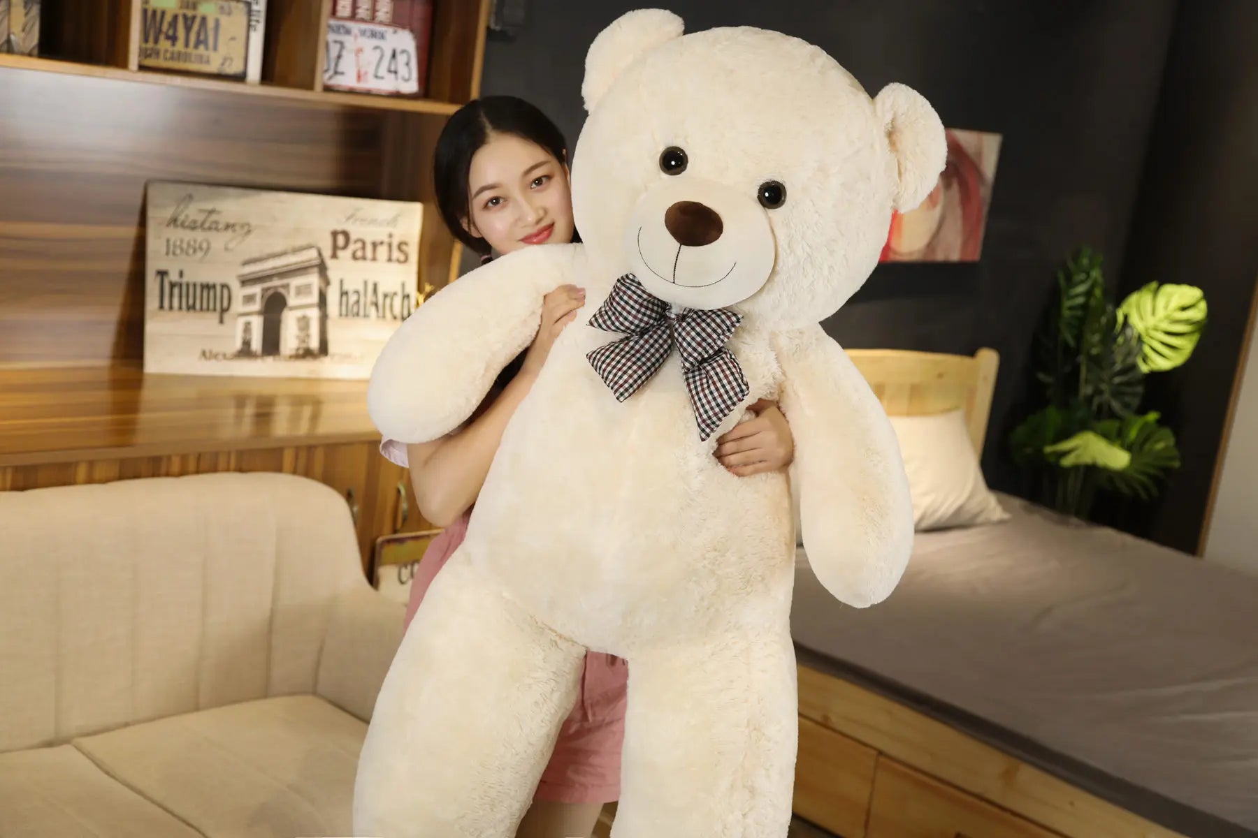 Giant 105cm Soft Teddy Bear Hugging Pillow Children Gift - Tophatter Daily Deals