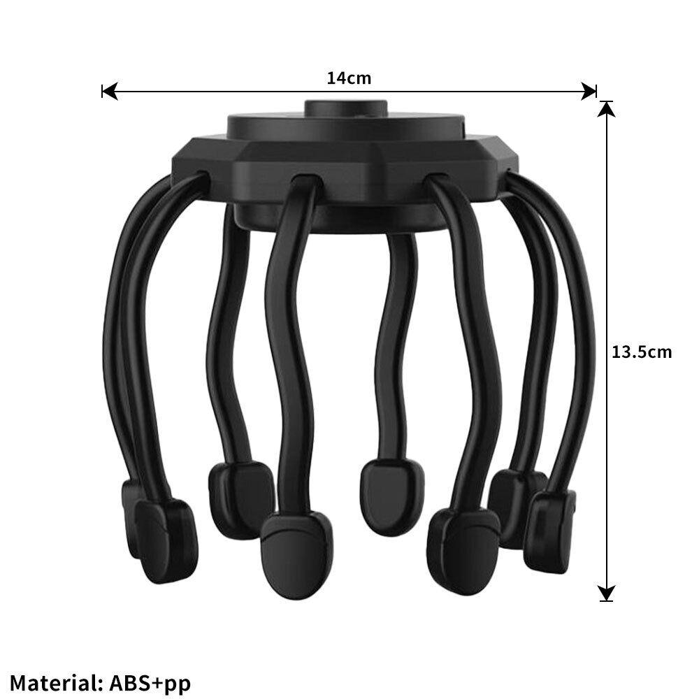 Electric Scalp Massager UK - Electric Scalp Head Massager Octopus Claw Vibration Massage Stress Relief Relax Health Care - Tophatter Daily Deals