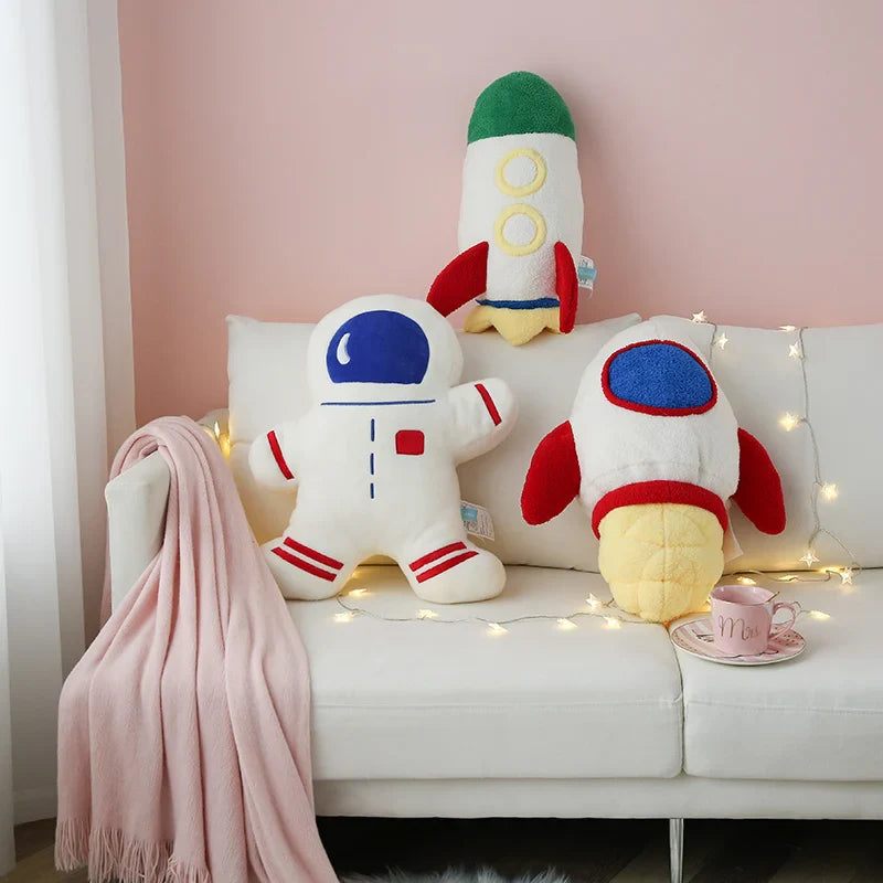 Outer Space Series Plush Rocket Astronaut Airplane Space Shuttle Aircraft Stuffed Soft Toy Outer Space - Tophatter Daily Deals